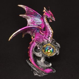 Сувенир магический помощник Ясновидящий Дракон розовый (с подселением)