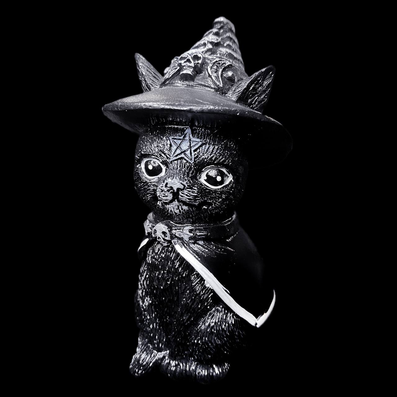 Магический Помощник Черный Лунный кот колдун (с подселением)